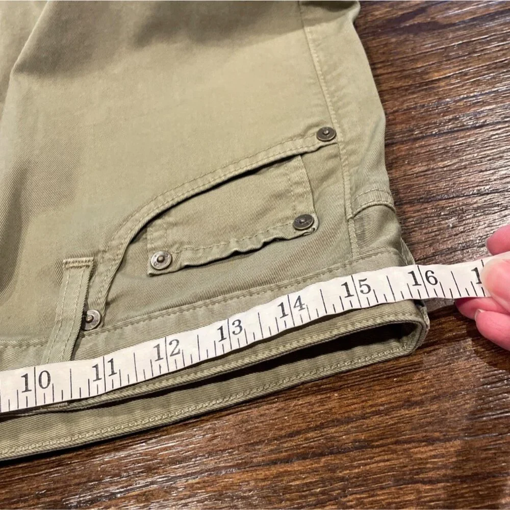 AG Adriano Goldschmied Mens 32x32 Green Slim Skinny Pant Stretch Workwear Preppy